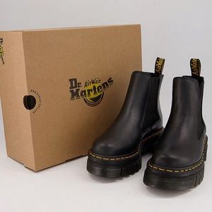 Dr Marten Audrick Nappa Leather Platform Chelsea Boots